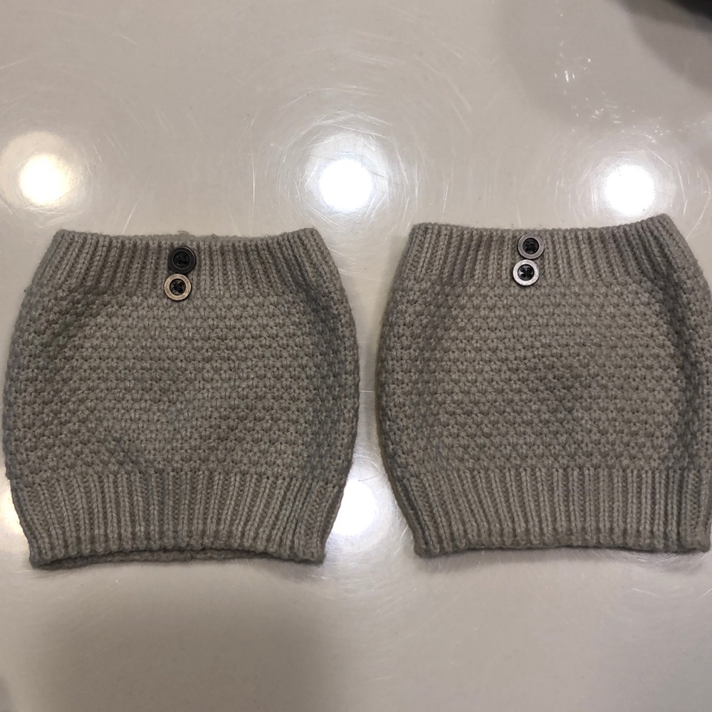 Grace & Lace boot cuffs (stone/tan)